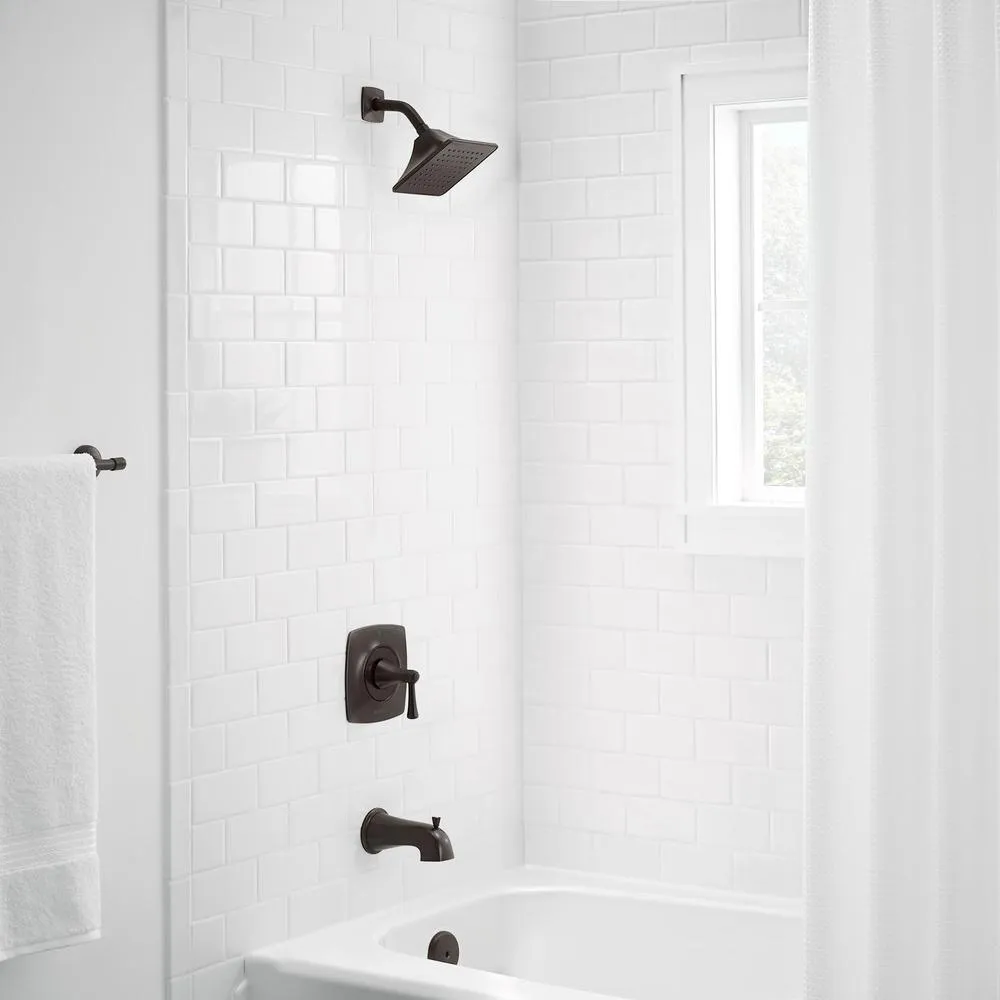 Stillmore Single-Handle 1-Spray Tub and Shower Faucet in Bronze (Valve Included), photo 2 of 10