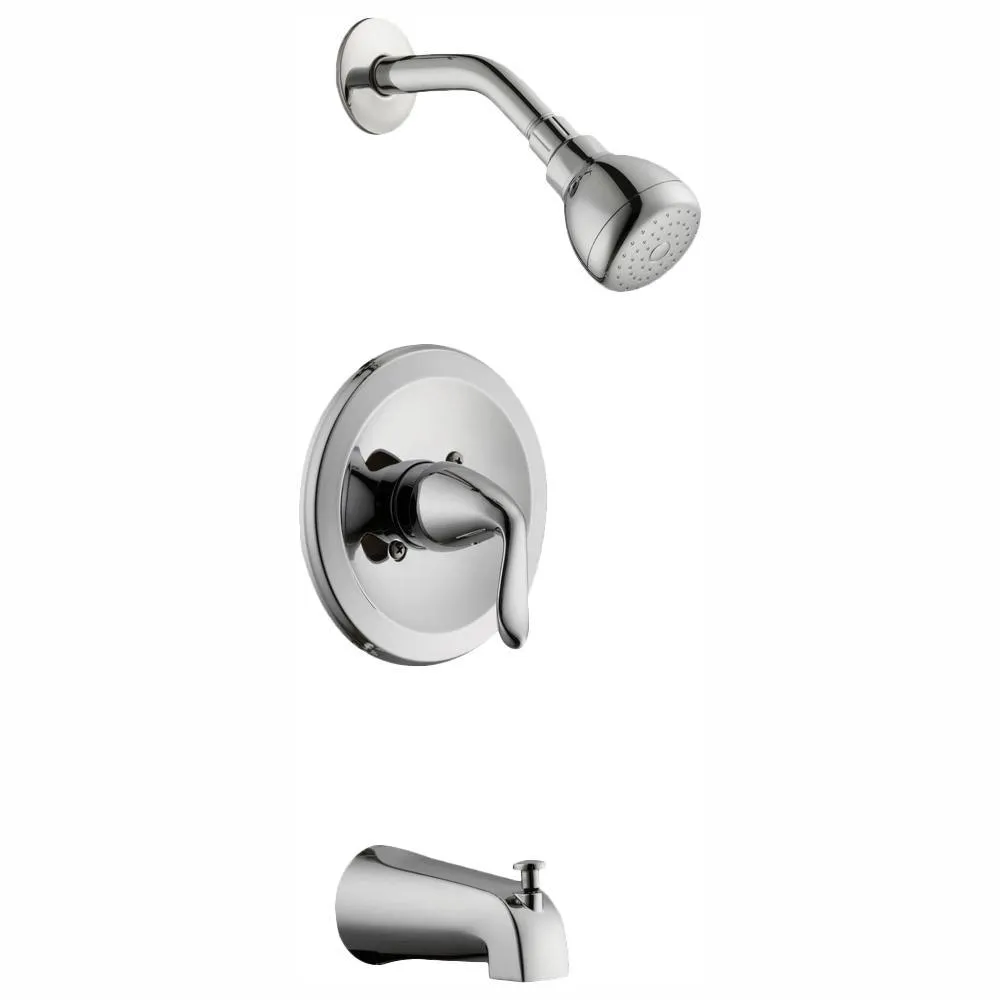 Constructor Single-Handle 1-Spray Tub and Shower Faucet in Bronze (Valve Included), photo 5 of 5