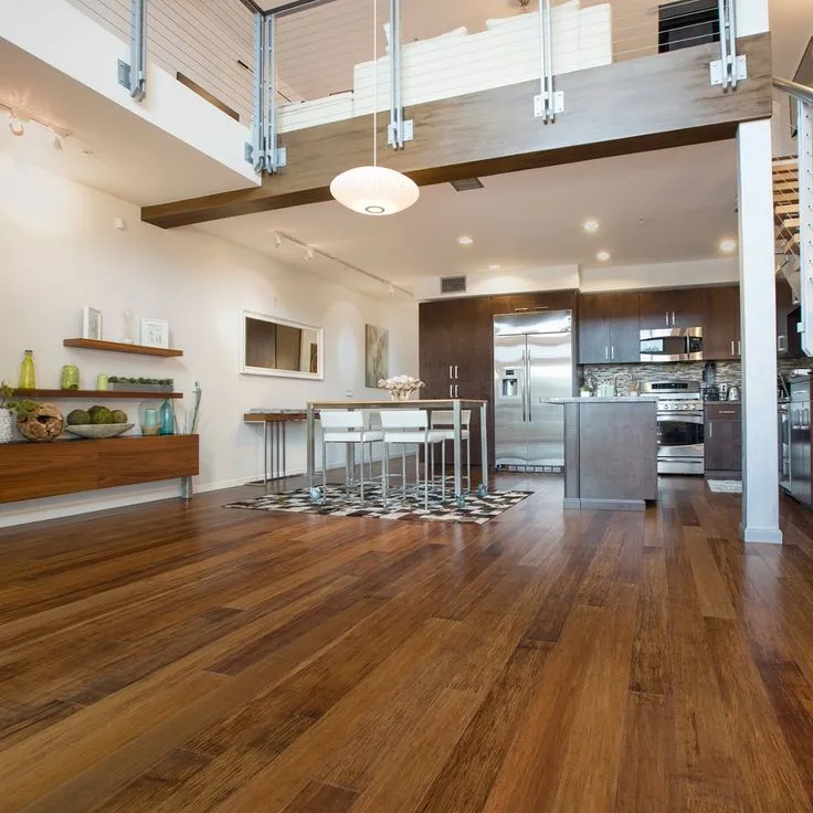 CALI (Sample) Fossilized Java Bamboo Smooth/Traditional Waterproof Hardwood Flooring, photo 5 of 12