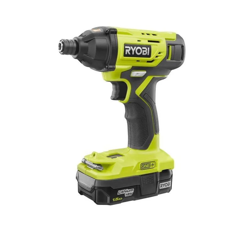 RYOBI 18-Volt ONE+ Lithium-Ion Cordless 1/4 in. Impact Driver Kit with (2) 1.5 Ah Batteries, Charger, and Bag, photo 6 of 8