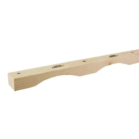 Roofing Products 1 in × 1-3/16 in × 8 ft Natural Wood Arched Battens
