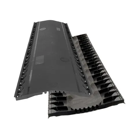 OmniRidge Pro Shingle-Over Ridge Vent with Filter & Nails, 4' Black