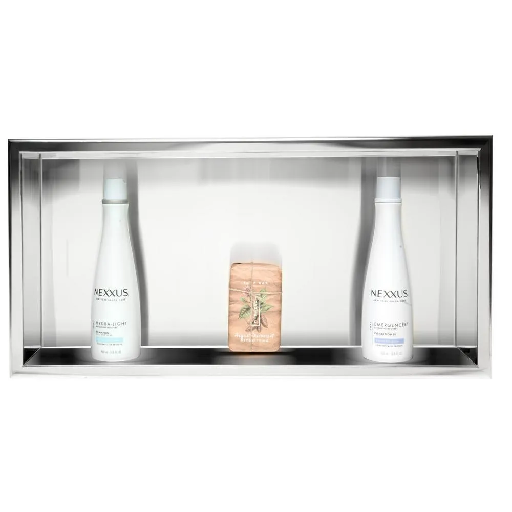 24 in. x 12 in. x 4 in. Niche in Polished Stainless Steel, photo 4 of 12