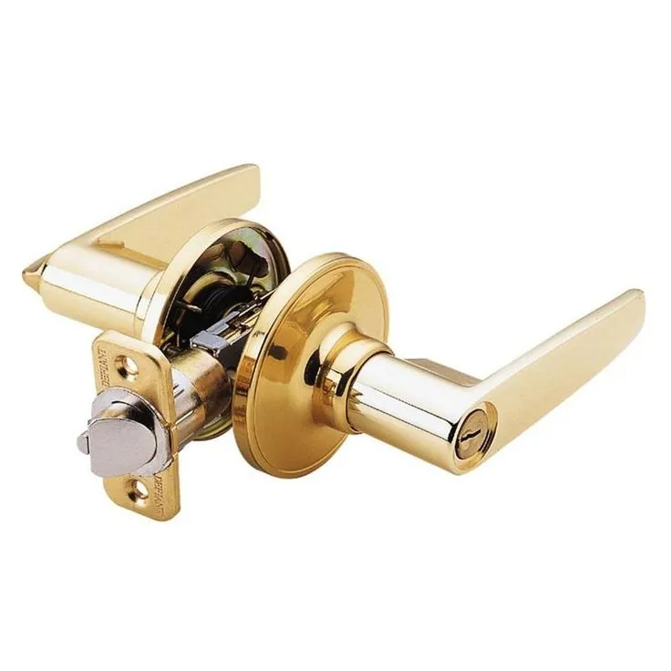 Olympic Stainless Steel Keyed Entry Door Lever Lock, photo 5 of 5