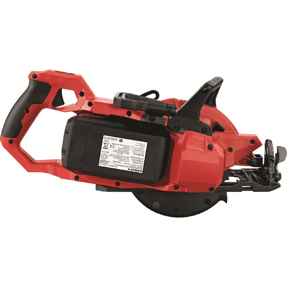 Hilti SC 60W-A 7-1/4 in. 36-Volt Cordless Brushless Worm Drive Circular Saw Kit with Li-Ion Battery Pack, SPX Blades and More, photo 4 of 9