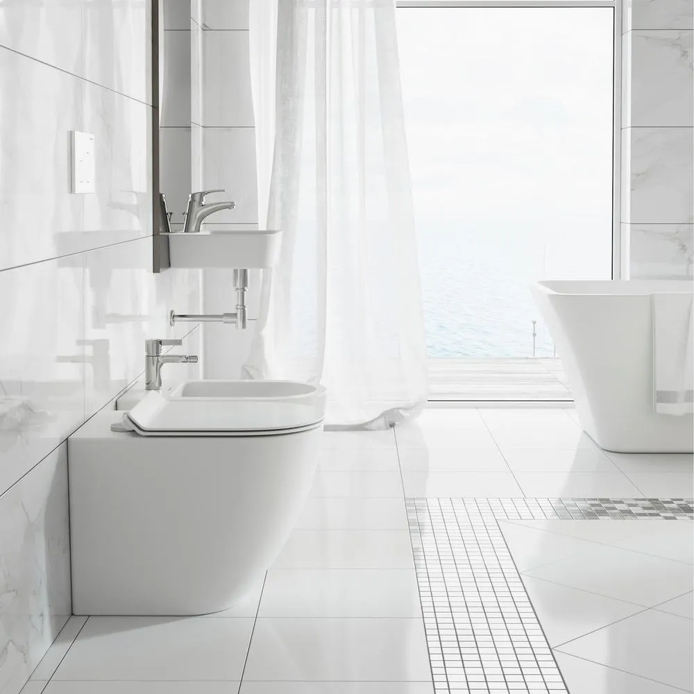 Swiss Madison St. Tropez Elongated Toilet Bowl Only in Glossy White, photo 8 of 14