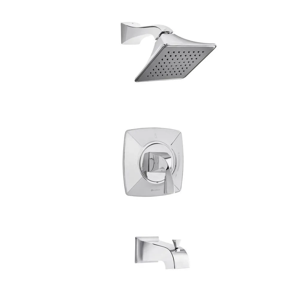 Leary Curve Single-Handle 1-Spray Tub and Shower Faucet in Brushed Nickel (Valve Included), photo 2 of 3
