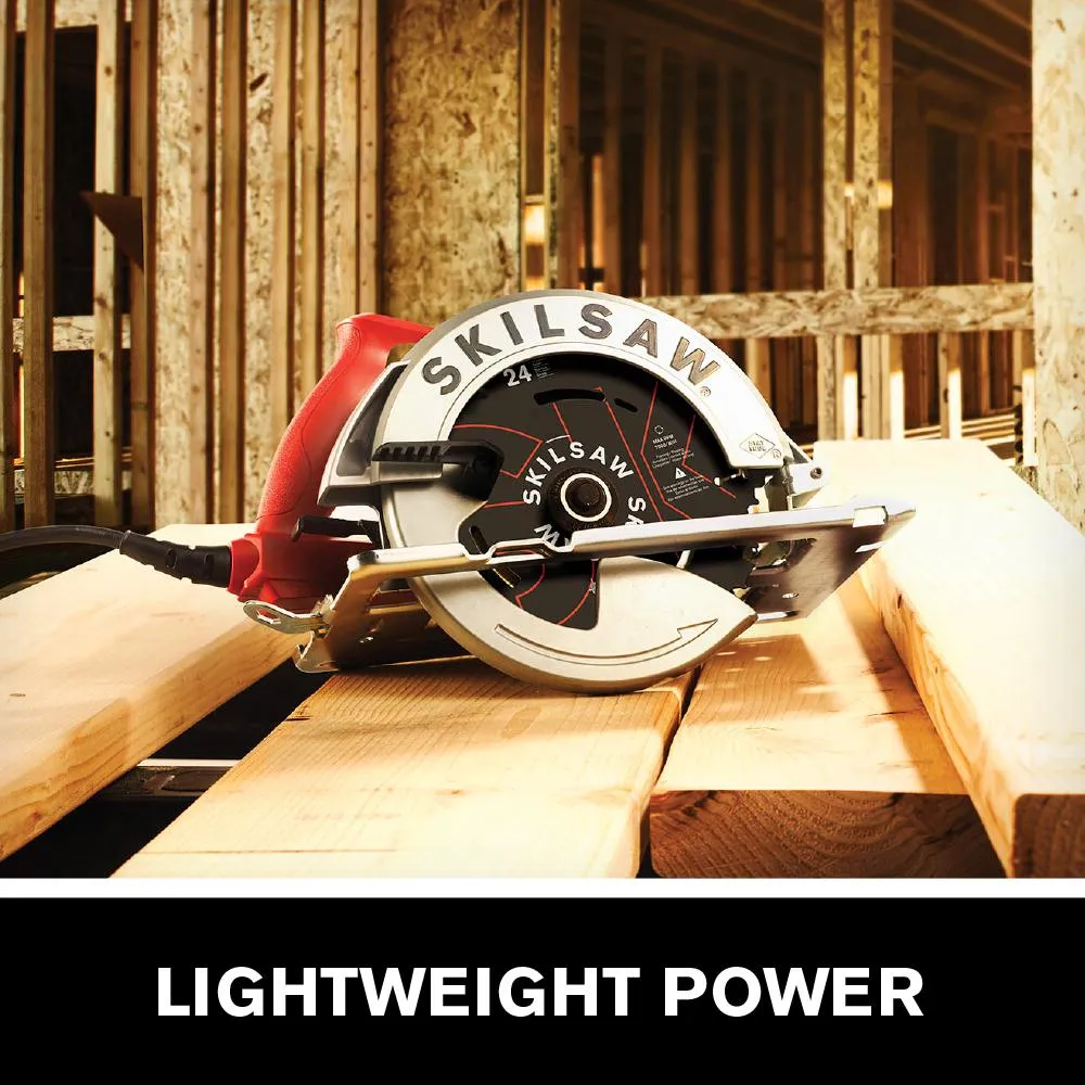 SKILSAW 15 Amp Corded Electric 7-1/4 in. Circular Saw with 24-Tooth SKILSAW Carbide Blade, photo 2 of 7