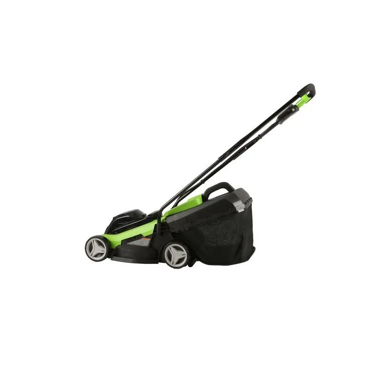Greenworks 13 in. 24-Volt Battery Walk Behind Push Mower, 4Ah USB Battery and Charger Included MO24B410, photo 3 of 6
