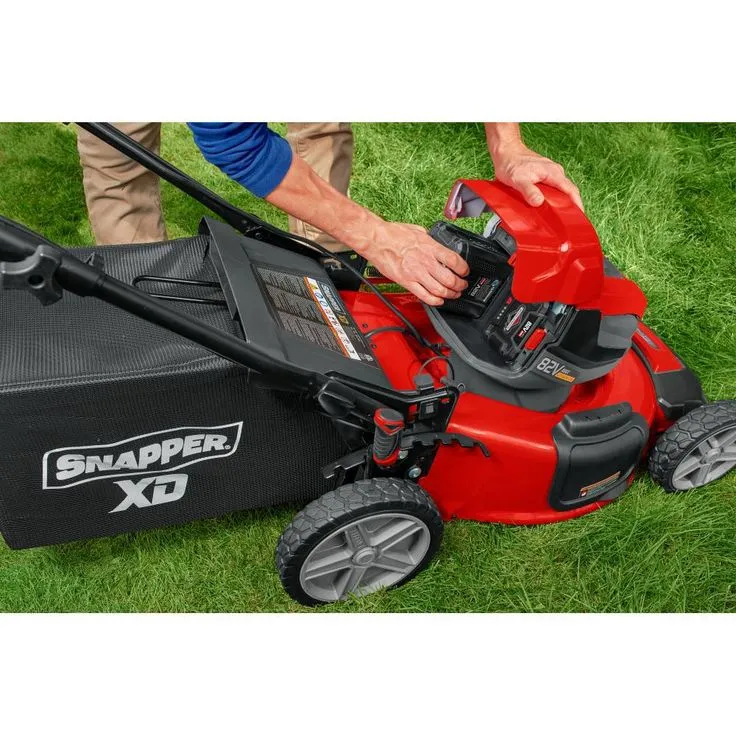 Snapper XD 19 in. 82-Volt Lithium-Ion Cordless Battery Step Sense Walk Behind Self Propelled Mower with 2.0 Battery and Charger, photo 5 of 10
