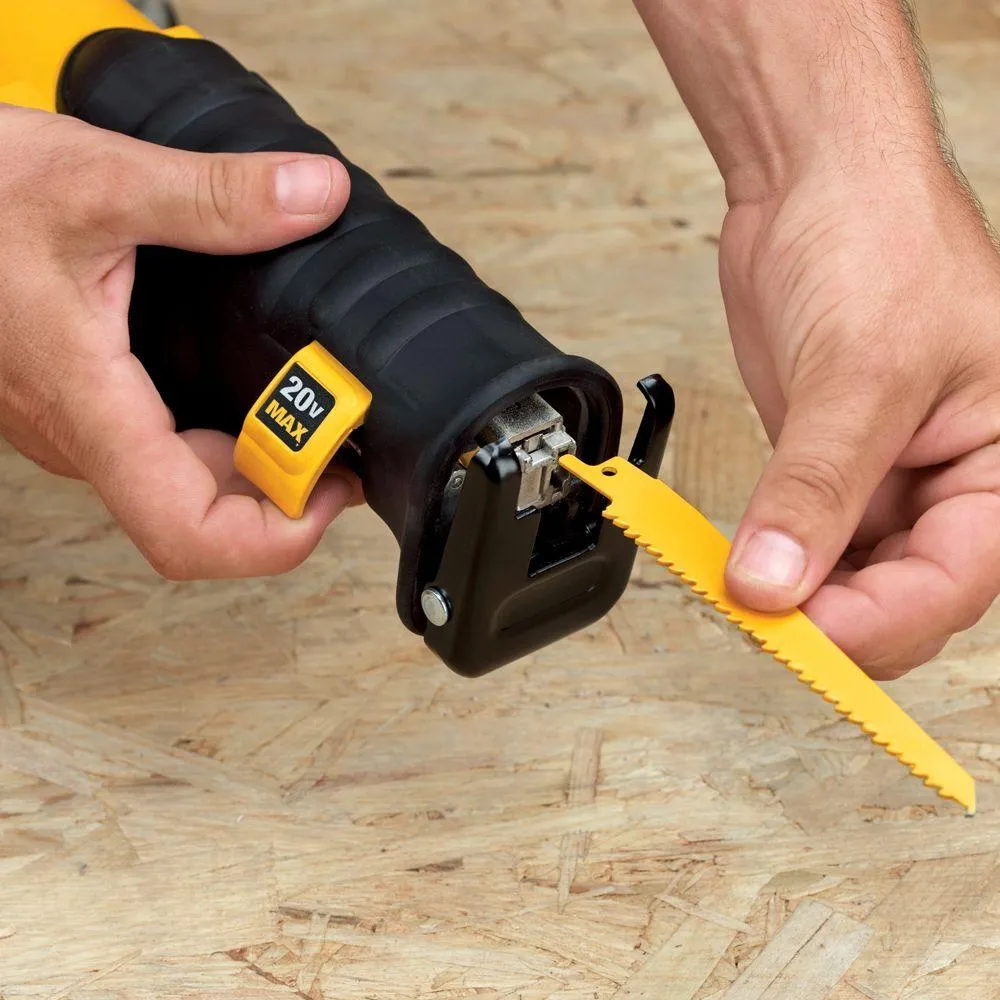 DEWALT 20-Volt MAX Li-Ion Cordless Reciprocating Saw (Tool-Only) with 20-V Max Li-Ion Starter Kit with 4.0 Ah Battery & Charger, photo 12 of 13