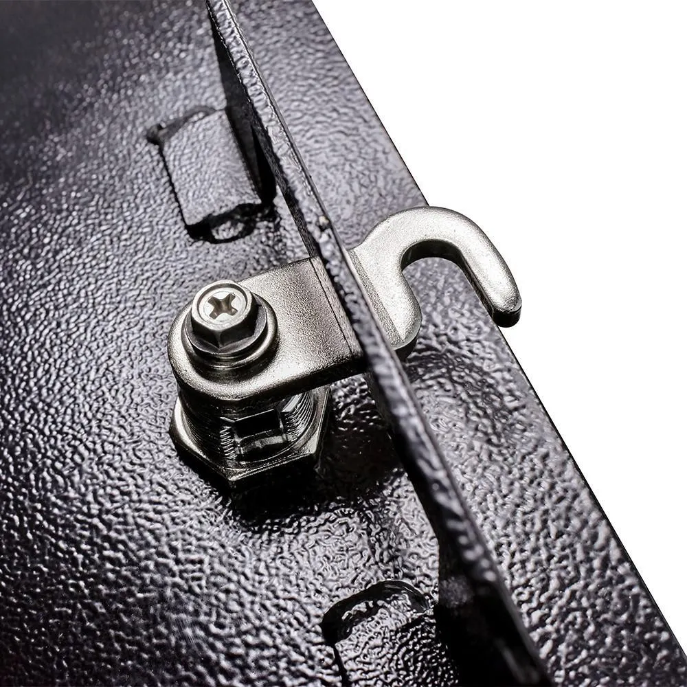 Mail Boss Locking Post Mount Mailbox with High Security Reinforced Patented Locking System, Black, photo 8 of 16
