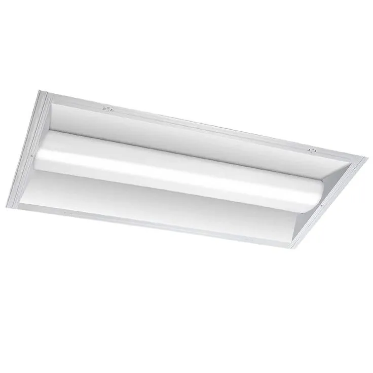 Commercial Electric 2 ft. x 4 ft. 100-Watt Equivalent Integrated LED White Troffer Light Kit Retrofit 5500 Lumen 4000K Bright White (4-Pack), photo 7 of 11