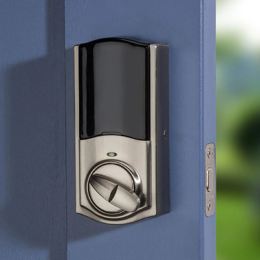 Kwikset Kevo Convert Smart Lock Satin Nickel Conversion Kit Featuring Bluetooth Technology, photo 3 of 6