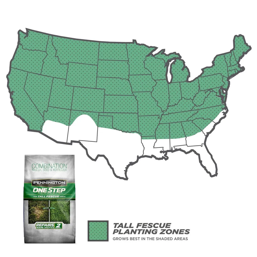 Pennington One Step Complete Tall Fescue Grass Sun or Shade Seed/Fertilizer/Mulch Repair Kit 8.3 lb, photo 3 of 5