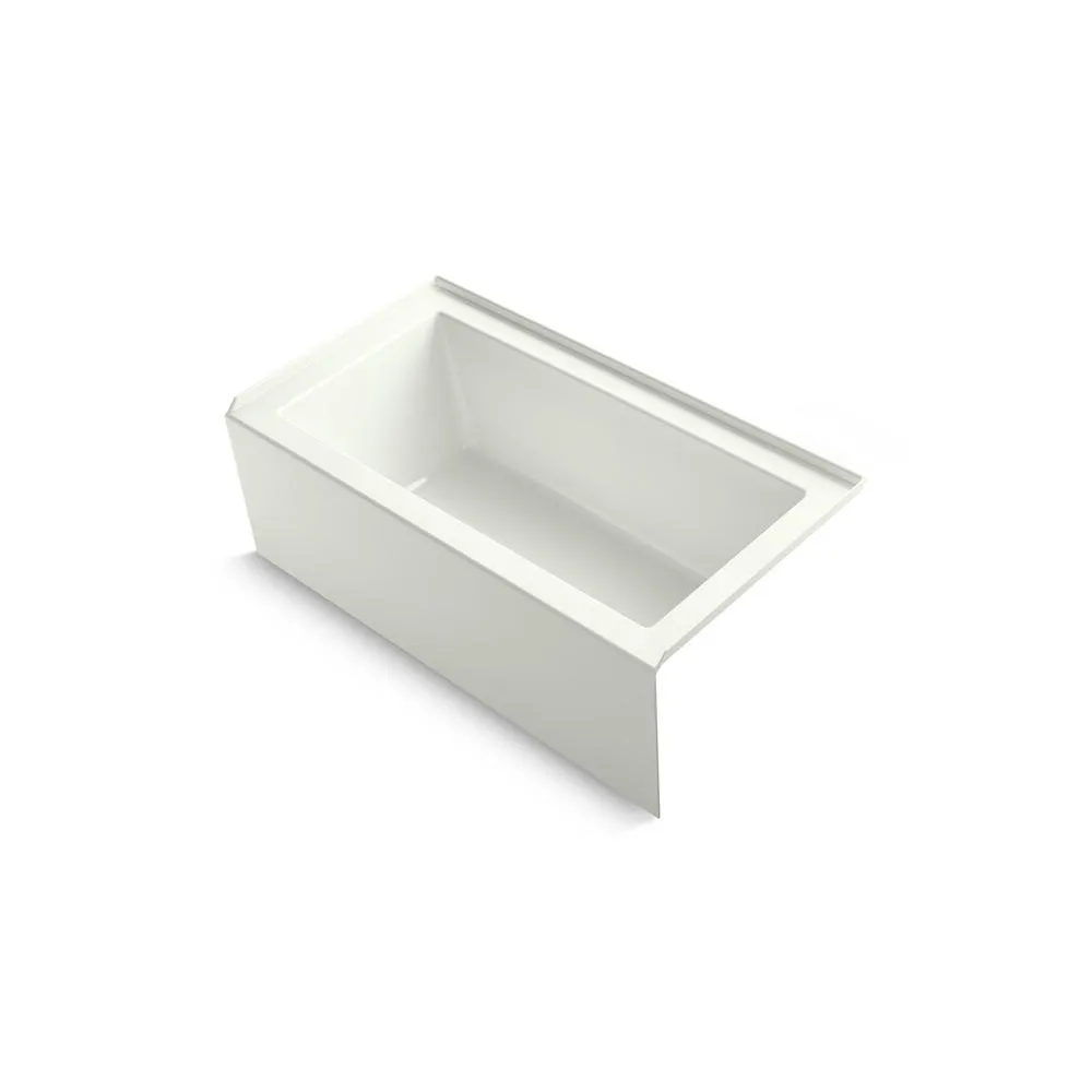 Underscore 60 in. Acrylic Right-Hand Drain Rectangular Alcove Bathtub in White, photo 8 of 11