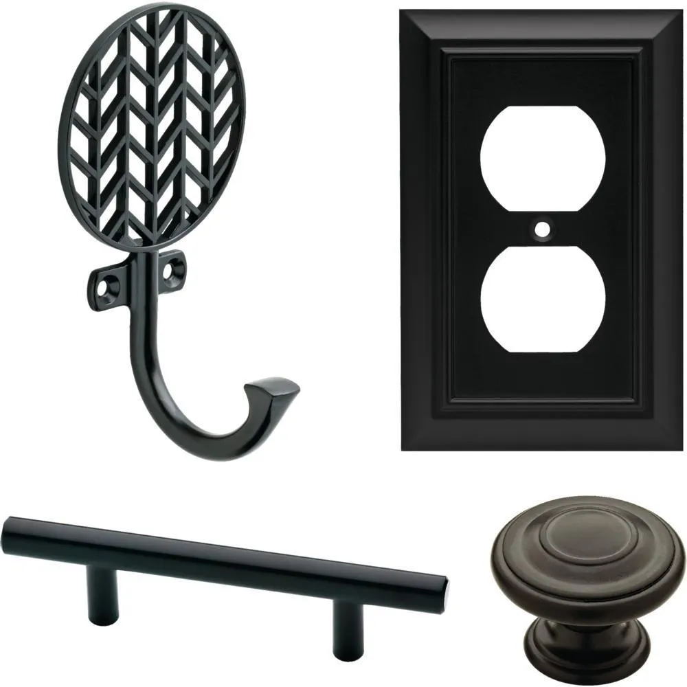 3 in. (76mm) Center-to-Center Matte Black Bar Pull (10-Pack), photo 4 of 60