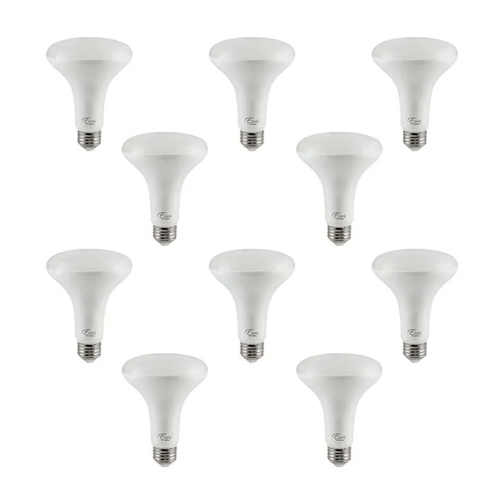 Euri Lighting 65-Watt Equivalent BR30 Energy Star and Dimmable LED Light Bulb in Bright White 4000K (10-Pack), photo 3 of 7