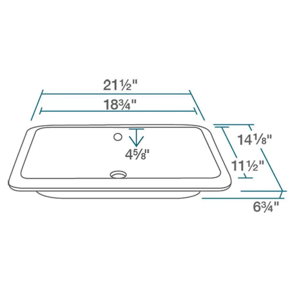 Undermount Porcelain Bathroom Sink in White with Pop-Up Drain in Brushed Nickel, photo 7 of 8