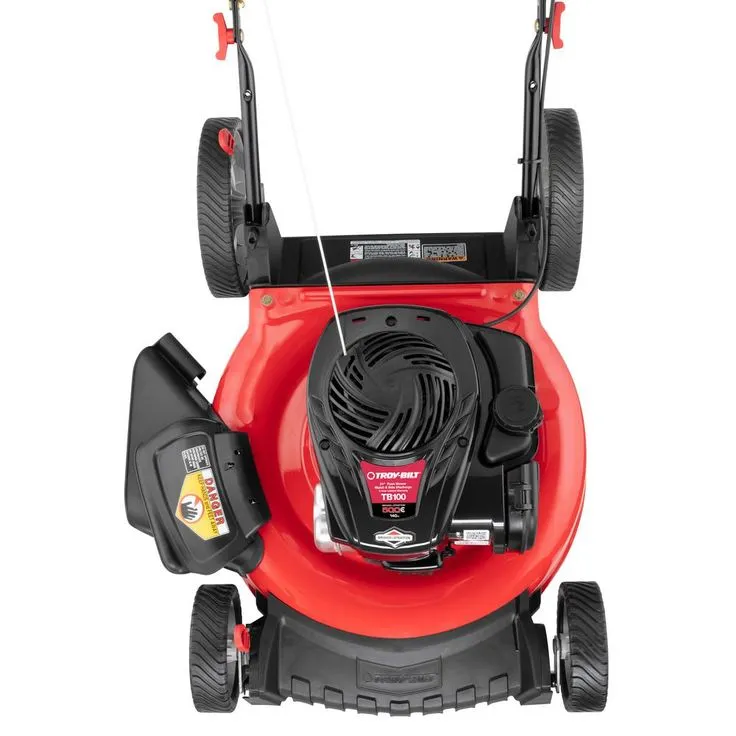 Troy-Bilt 21 in. 140 cc 500e Series Briggs & Stratton Gas Walk Behind Push Mower with 2-in-1 Cutting TriAction Cutting System, photo 6 of 7