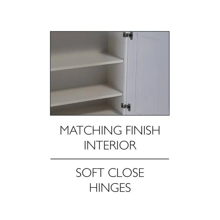 Brookings Plywood Ready to Assemble Shaker 24x30x12 in. 1-Door Blind Wall Kitchen Cabinet in White, photo 11 of 15