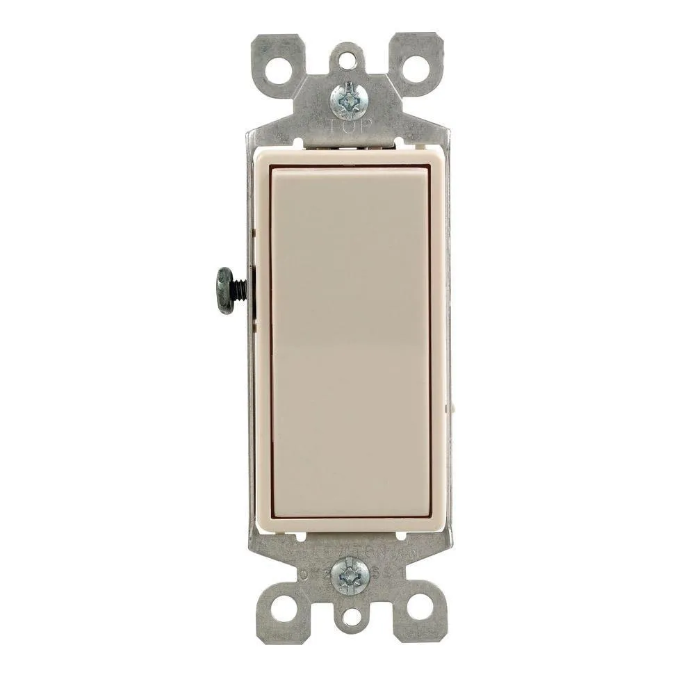 Decora 15 Amp 3-Way Illuminated Switch, White, photo 5 of 5