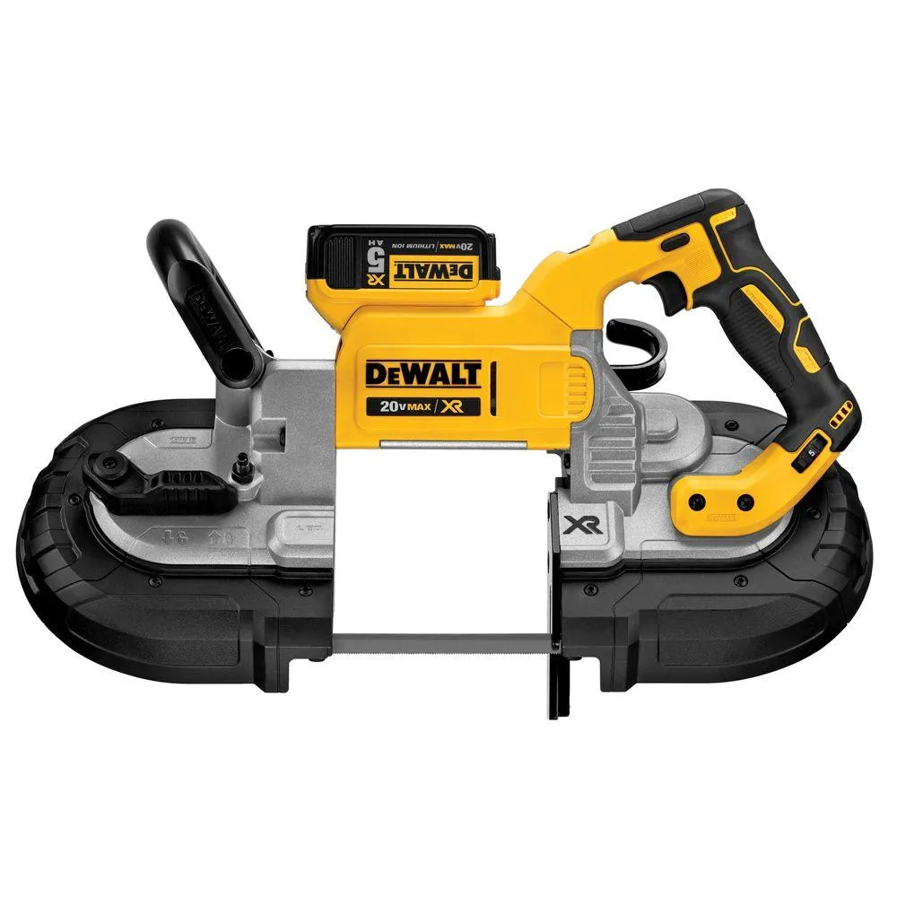 20-Volt MAX XR Lithium-Ion Cordless Brushless Deep Cut Band Saw Kit with (2) Batteries 5Ah, Charger and Case, photo 8 of 16
