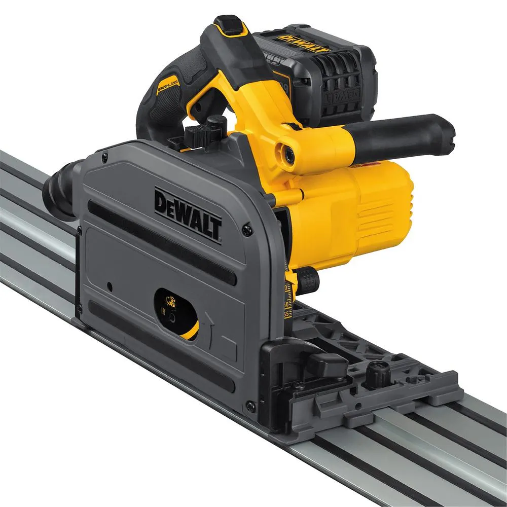 60-Volt MAX Lithium Ion Cordless Brushless 6-1/2 in. Track Saw Kit w/ Bonus FLEXVOLT 20/60-Volt MAX Lithium Ion Battery, photo 5 of 9