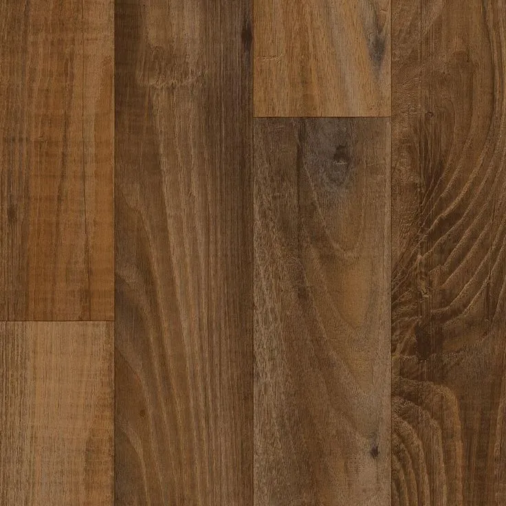 TrafficMASTER Smokehouse Oak Gunstock Residential Vinyl Sheet, Sold by 13.2 ft. Wide x Custom Length, photo 4 of 4