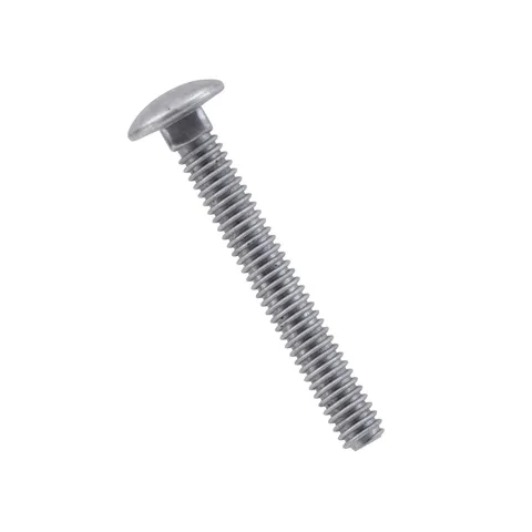 Hot-Dipped Galvanized 1/4 × 1 in Carriage Bolts (100-Pack)