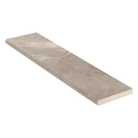 ForeverStyle Gray Marble Porcelain Bullnose Trim Tile (3 × 12 in)
