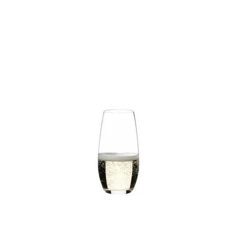 O Series 9.25 oz. Stemless Crystal Champagne Glass (4-Pack)
