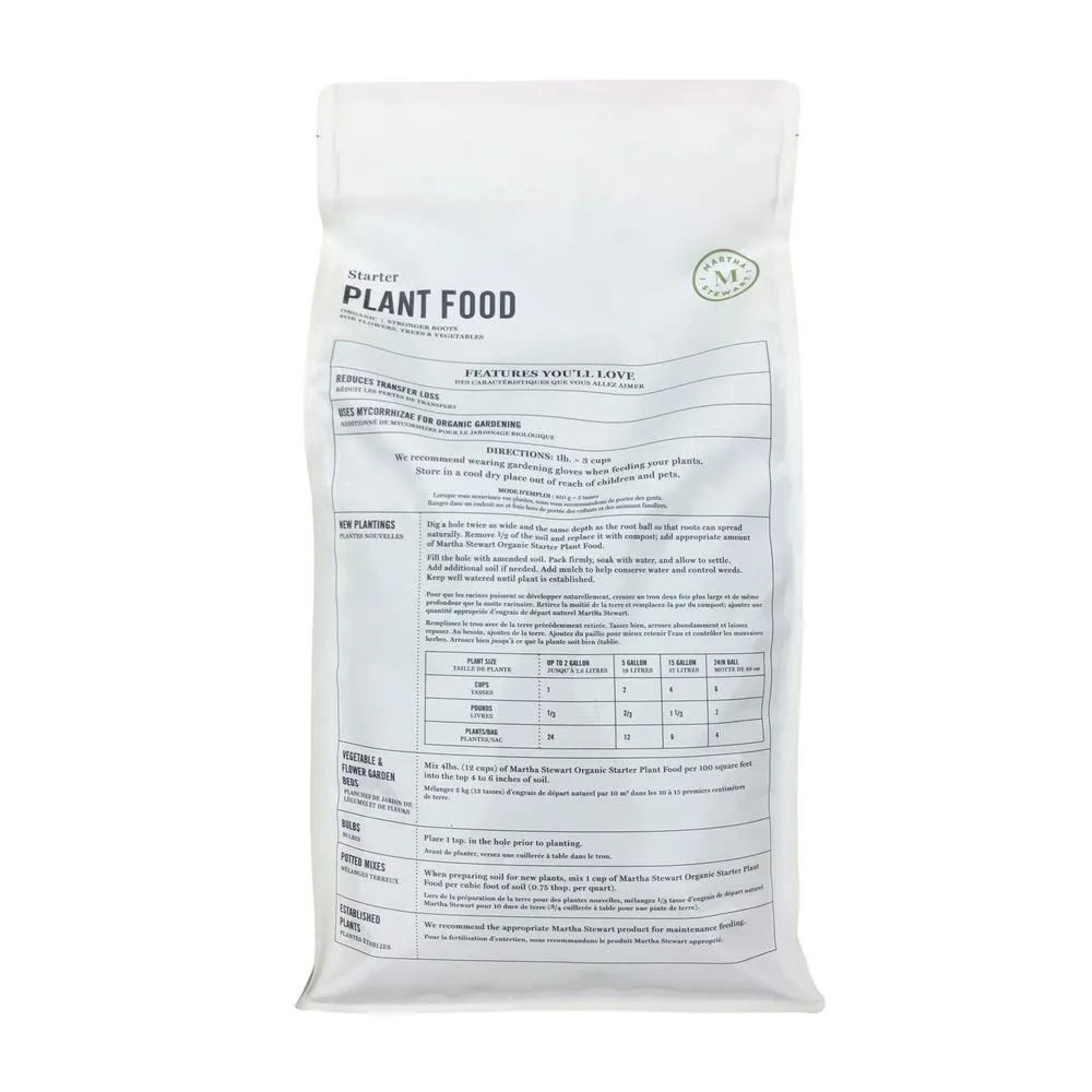 Martha Stewart Living 8 lbs. Premium Organic Mycorrizae Starter for Flowers, Vegetables, Trees and Shrubs, photo 2 of 3