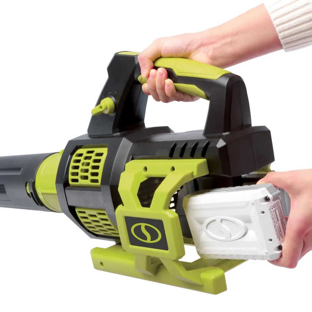 Sun Joe 140 MPH 560 CFM 48-Volt Cordless Brushless Turbine Jet Blower Kit with 2 x 2.0 Ah Batteries and Dual Charger, photo 4 of 12