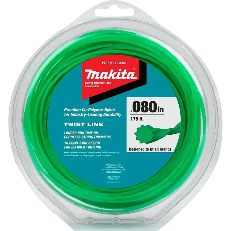 Makita 18V LXT Lithium-Ion Brushless Cordless String Trimmer (Tool-Only) with bonus 0.080 in. x 175 ft. Twisted Trimmer Line, photo 4 of 4