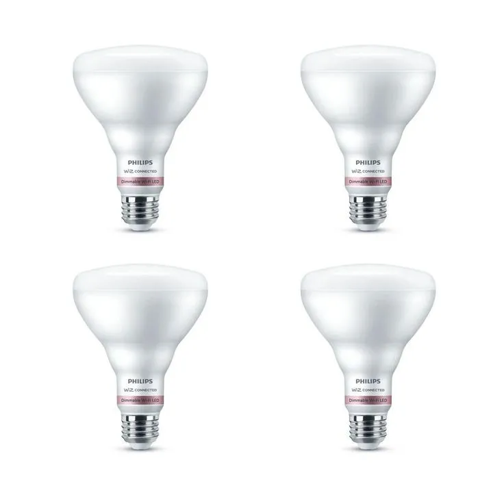 Philips Tunable White BR30 LED 65-Watt Equivalent Dimmable Smart Wi-Fi Wiz Connected Wireless Light Bulb, photo 7 of 8