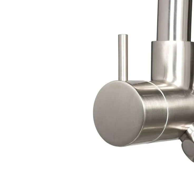 PULSE ShowerSpas 7-spray 8 in. Dual Shower Head and Handheld Shower Head with Body spray in Brushed-Nickel, photo 10 of 10
