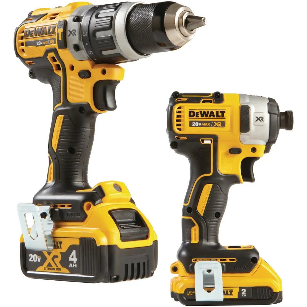 DEWALT 20-Volt MAX XR Cordless Brushless Hammer Drill/Impact Combo Kit (2-Tool) with (1) Battery 2Ah and (1) Battery 4Ah, photo 8 of 14