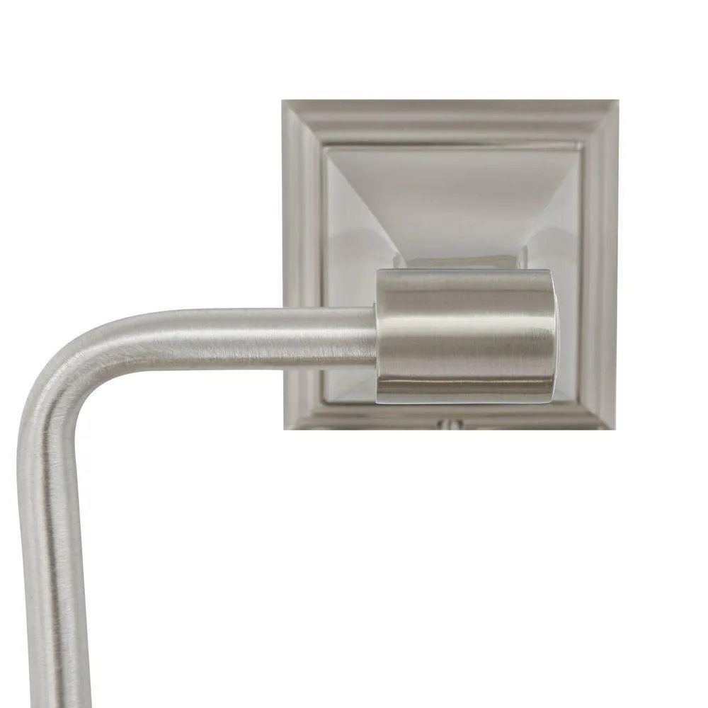 ARISTA Leonard Collection 4-Piece Bathroom Hardware Kit in Satin Nickel, photo 3 of 15