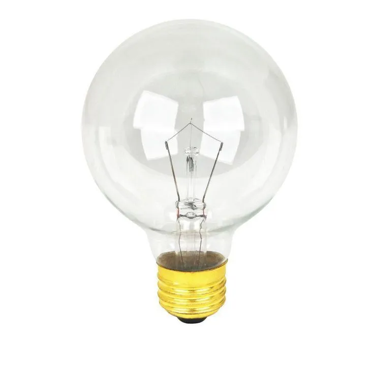 Feit Electric 40-Watt Soft White (2700K) G25 Dimmable Incandescent Clear Light Bulb Maintenance Pack (48-Pack), photo 2 of 4