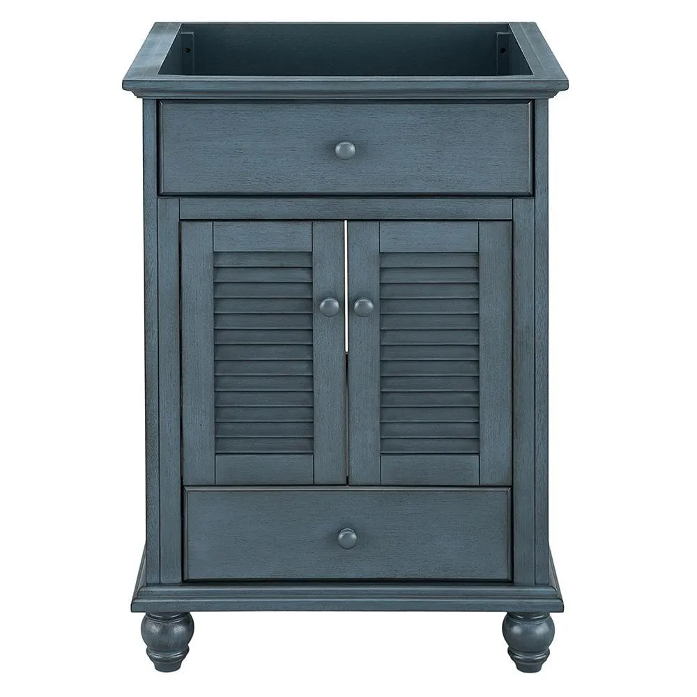 Cottage 48 in. W Bath Vanity Cabinet Only in Antique White, photo 17 of 17