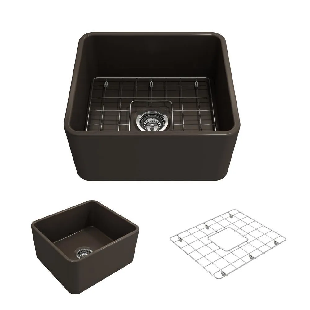 Classico Farmhouse Apron Front Fireclay 30 in. Single Bowl Kitchen Sink with Bottom Grid and Strainer in White, photo 24 of 33