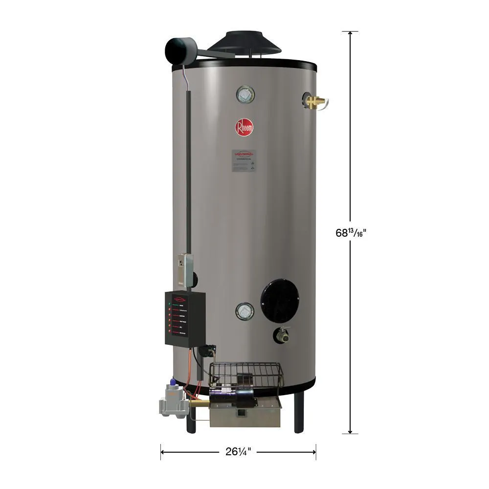 Commercial Universal Heavy Duty 76 Gal. 199.9K BTU Low NOx (LN) Natural Gas Tank Water Heater, photo 2 of 11