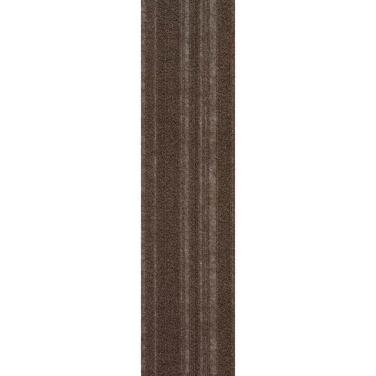 Foss Peel and Stick Sky Grey Barcode Planks 9 in. x 36 in. Commercial/Residential Carpet (16-tile / case), photo 7 of 10