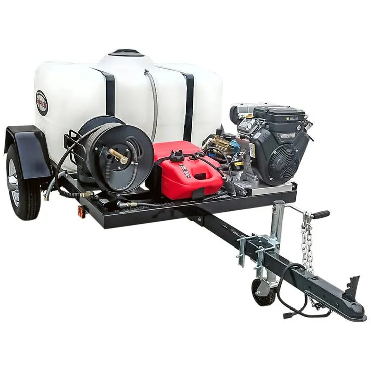Simpson 4200 PSI at 4.0 GPM V-Twin Electric Start Cold Water Gas Pressure Washer Trailer System and Low Oil Shutdown, photo 9 of 11