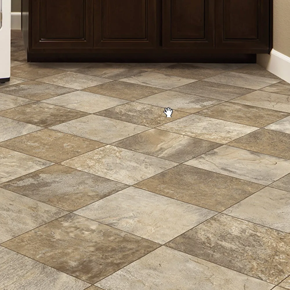 Congoleum AirStep Plus Crossing 12-ft W x Cut-to-Length Intersection Stone Look Low-Gloss Finish Sheet Vinyl, photo 3 of 4