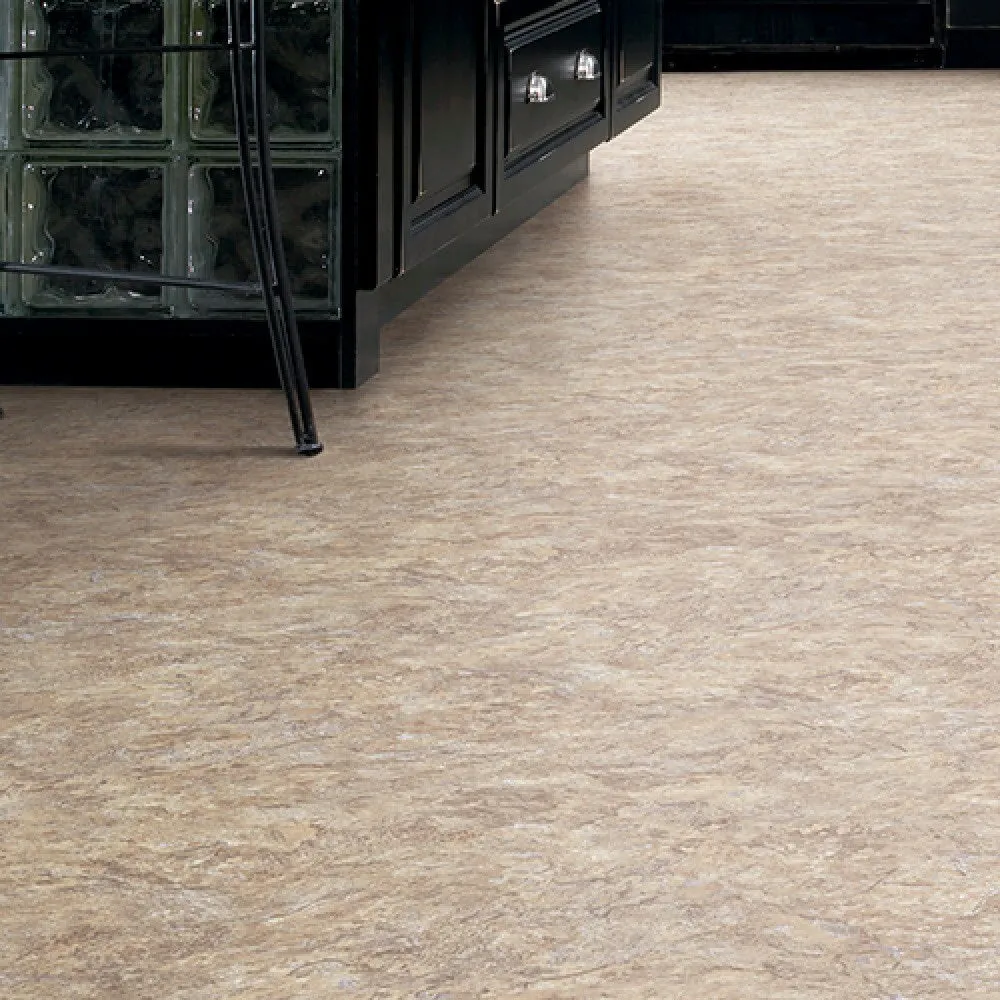Congoleum AirStep Evolution Fair Wind 12-ft W x Cut-to-Length Spun Gold Stone Look Low-Gloss Finish Sheet Vinyl, photo 3 of 4