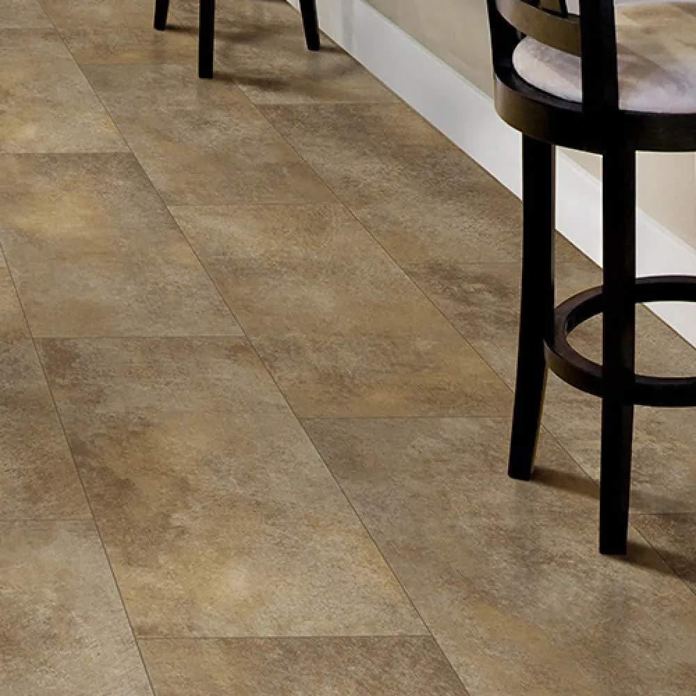 Congoleum AirStep Evolution Casa Nova Sheet Vinyl, Desert View Bronze, 12-ft W x Cut-to-Length, Stone Look, Low-Gloss, 13-mil Wear Layer, photo 3 of 4