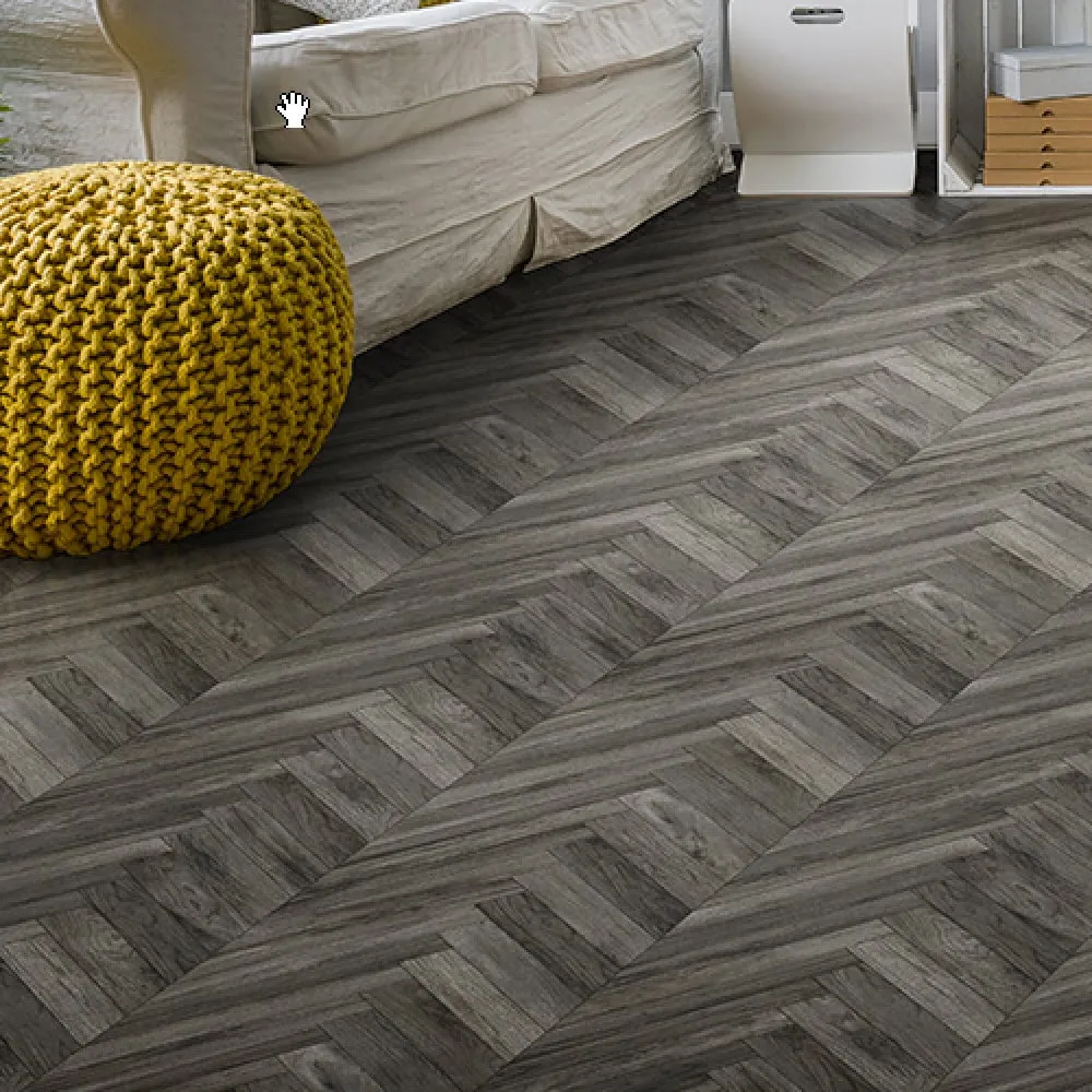 Congoleum AirStep Advantage Wonder 12-ft W x Cut-to-Length Porpoise Wood Look Low-Gloss Sheet Vinyl Flooring, photo 3 of 4