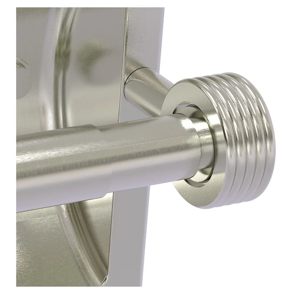 Allied Brass Continental Satin Nickel Recessed Double Post Toilet Paper Holder, photo 2 of 2